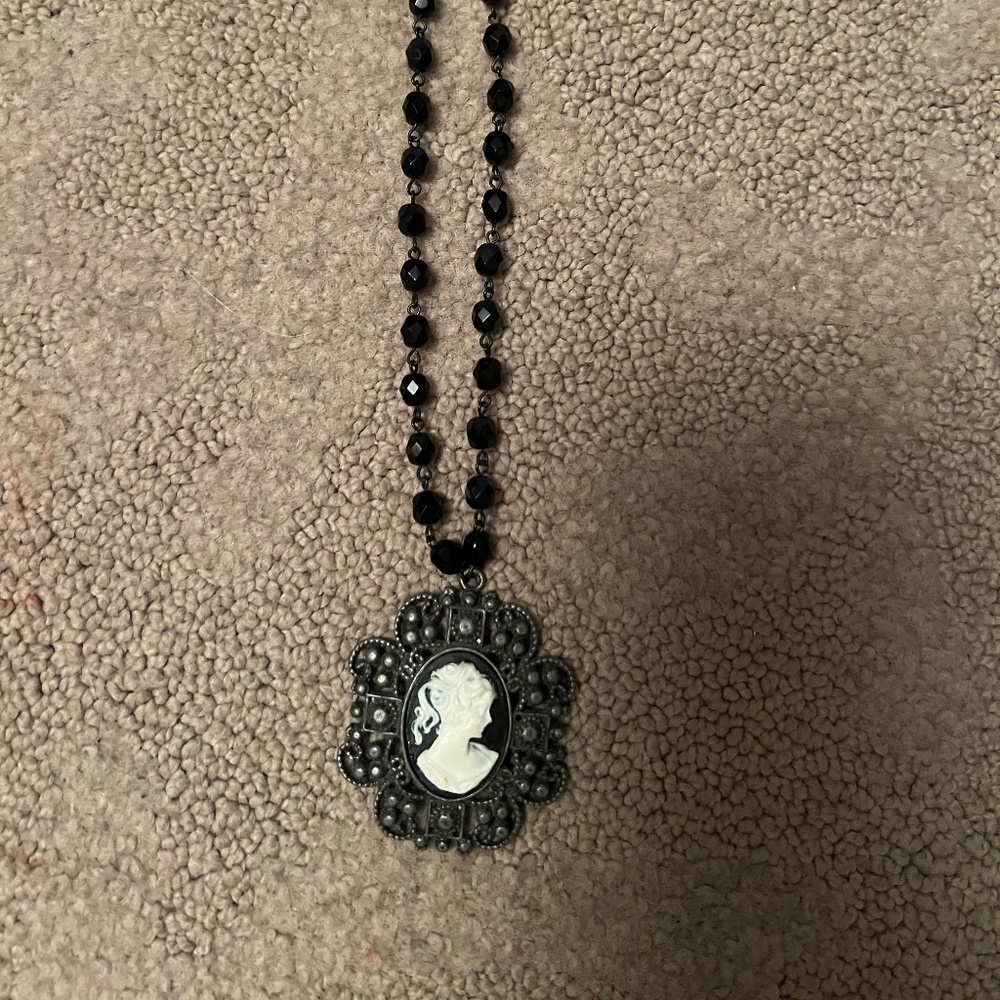 Cameo necklace